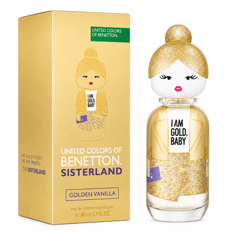 Perfume Benetton Sisterland Gold Vanilla Eau De Parfum 80ml