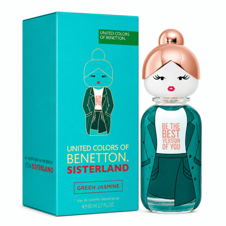 Perfume Benetton Sisterland Green Jasmin Eau de Toilette 80ml