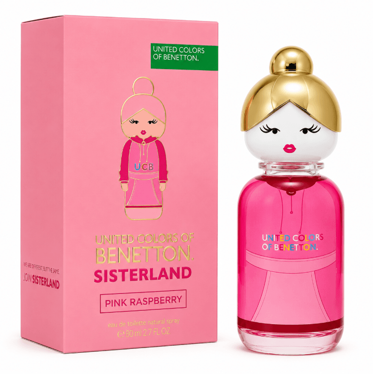 Perfume Benetton Sisterland Pink Raspberry Eau de Toilette 80ml