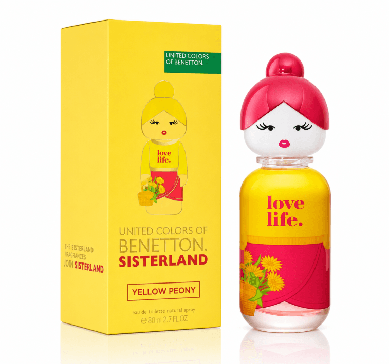 Perfume Benetton Sisterland Yell Peony Eau de Toilette 80ml