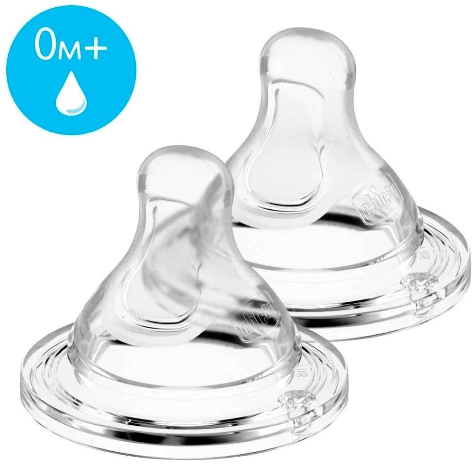 Bico para Mamadeira Chicco Physio 0M+ (2 Unidades)