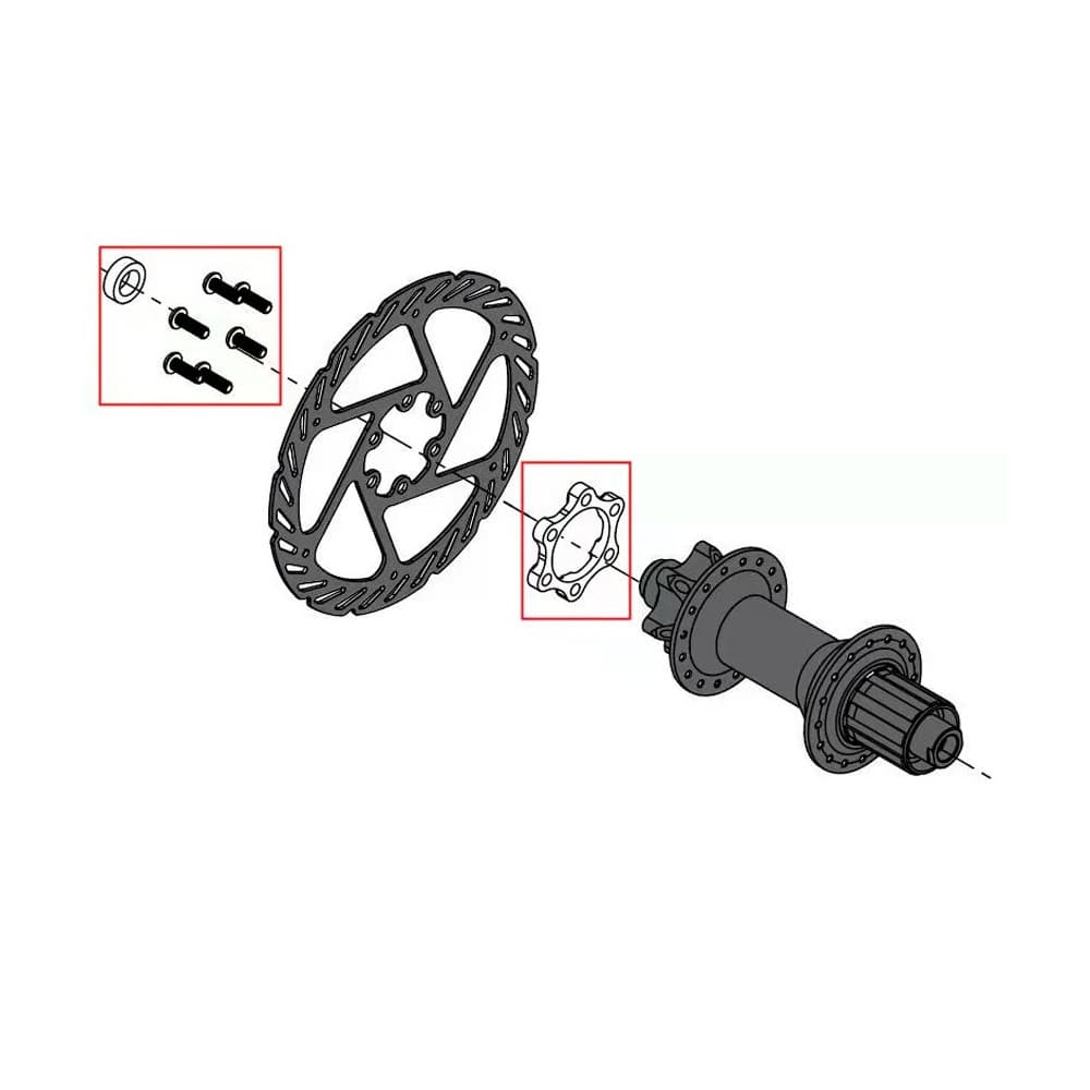 Adaptador Boost Ztto 6F para Cubo