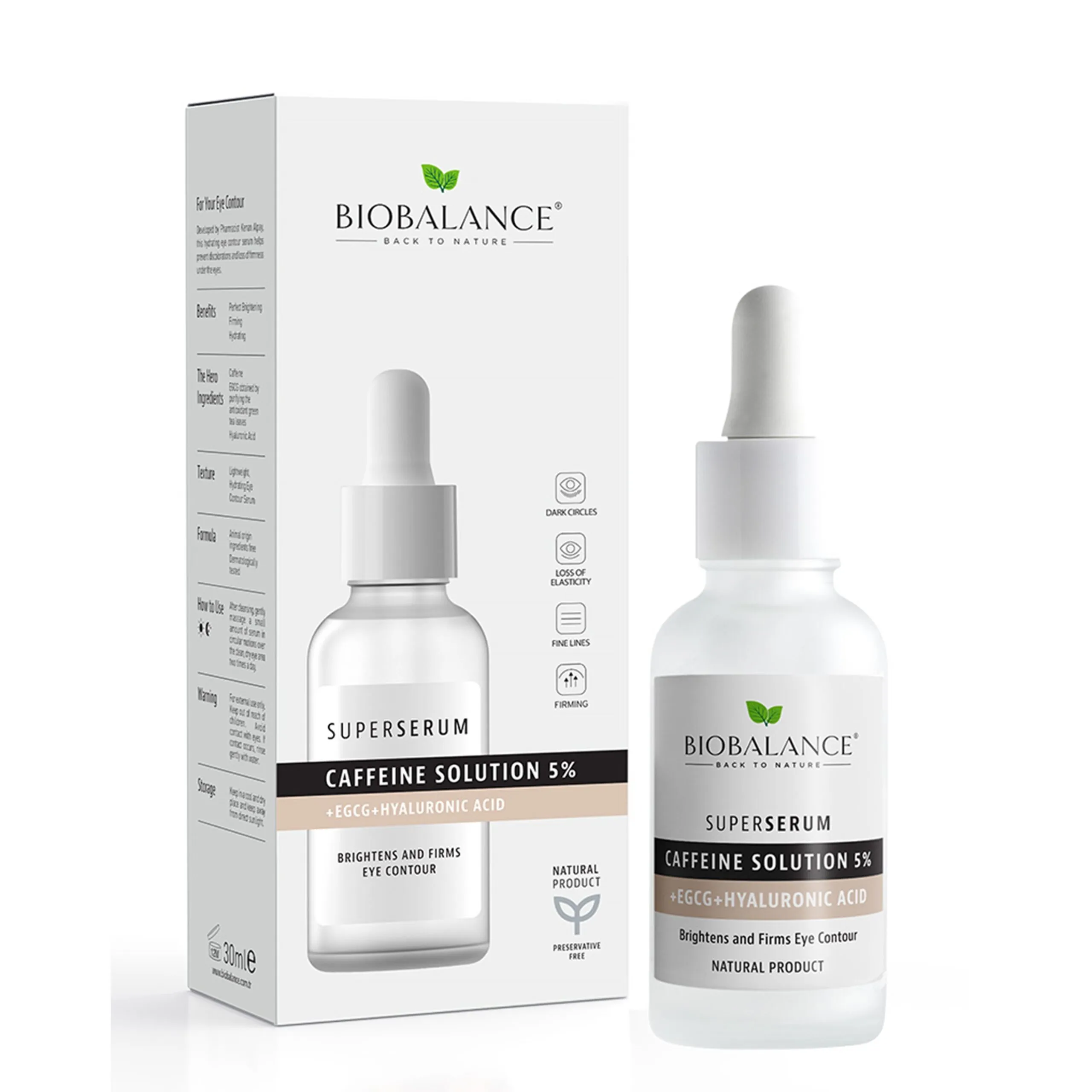 Séruns Biobalance Caffeine Solution 5% 30ml