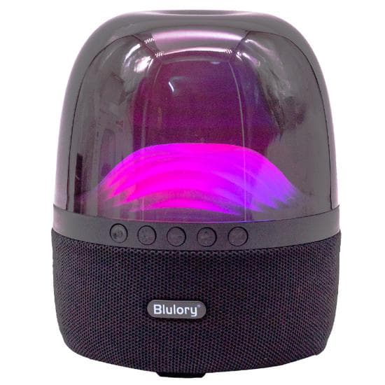 Caixa de Som Blulory Bs-801 Colorful 360 Black