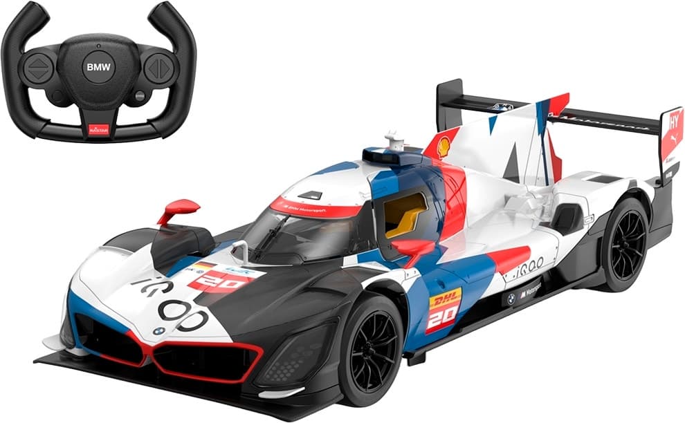 Carro de Controle Remoto Rastar Bmw M Hybrid V8 Escala 1/14 10190 - Branco