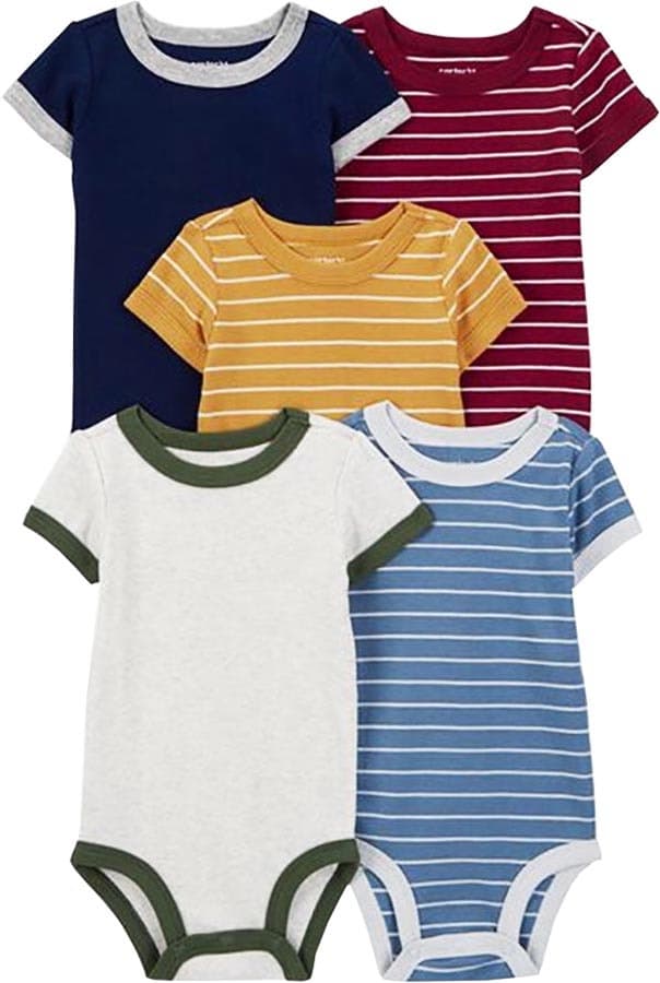 Body Carter's Masculino (5 Unidades)