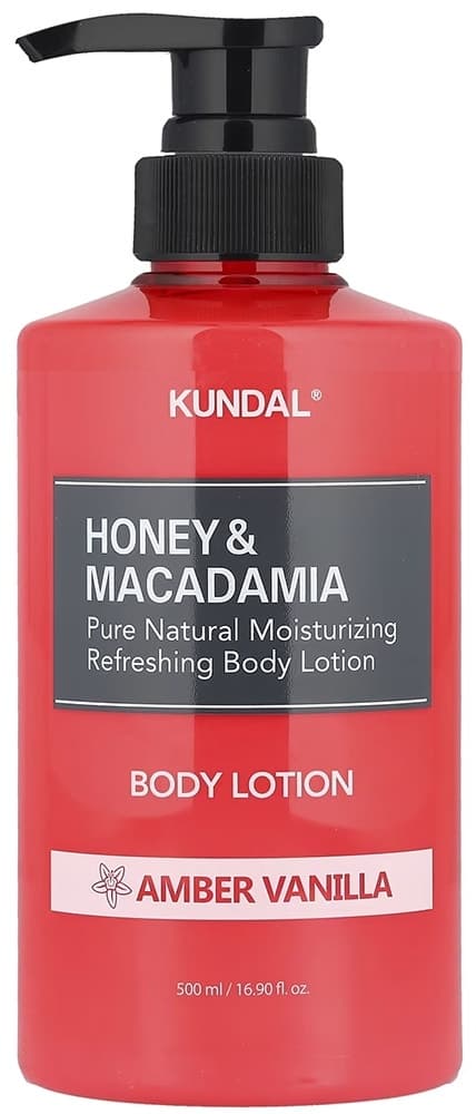 Hidratante Corporal Kundal Honey Macadamia | Amber Vanilla - 500mL