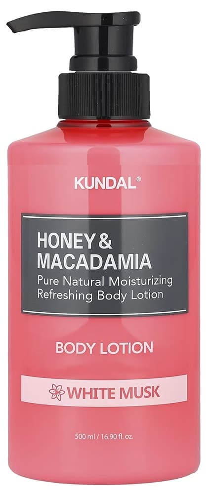 Loção Corporal Kundal Honey Macadamia | Âmbar Amadeirado - 500mL