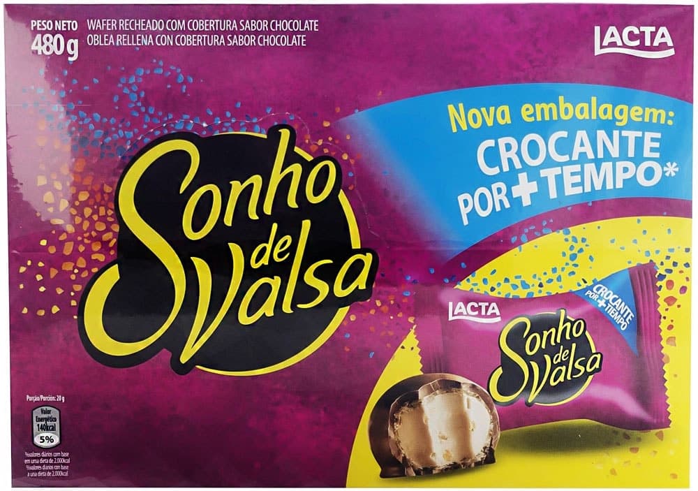 Bombom Lacta Sonho de Valsa - 480G