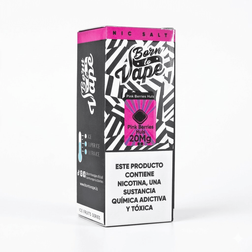 Vape/Pod Born To Vape Pink Beries Huls 20MG 30ml