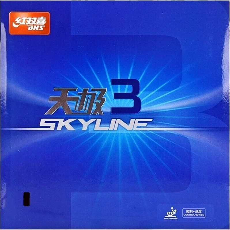 Borracha para Raquete de Ping Pong Dhs Skyline 3 Tg3 2.2Mm 40H