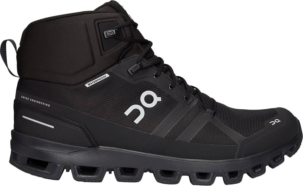 Bota On Running Cloudrock Waterproof Masculina Preta