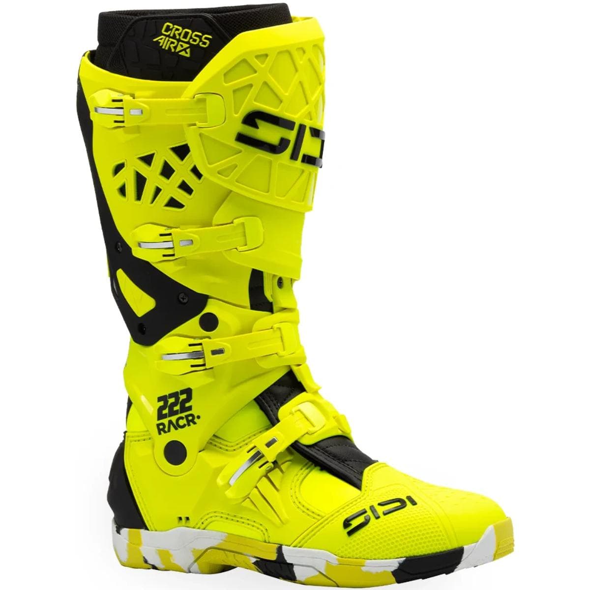 Botas Sidi Crossair C-X 222 Amarelo Tamanho 45