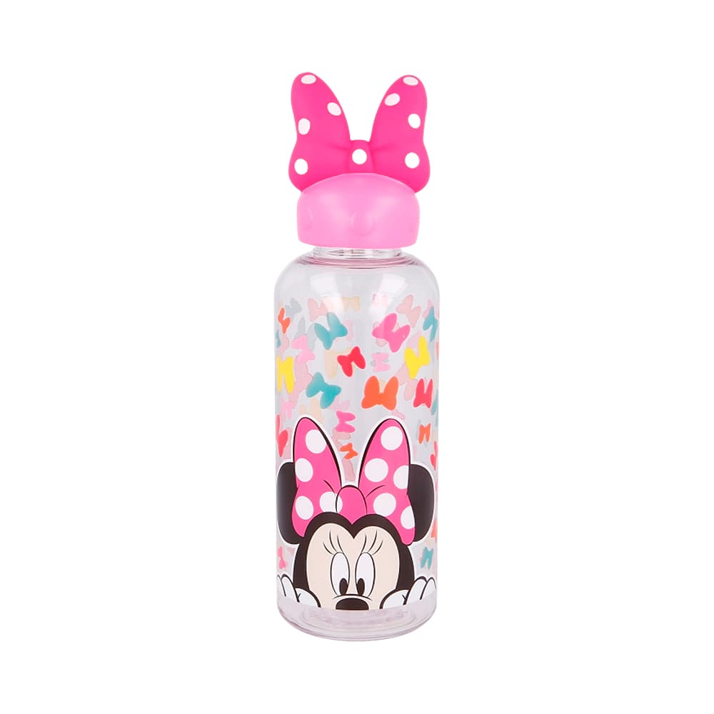 Garrafa 3D Stor 10112 Disney Minnie Mouse Transparente 560ml