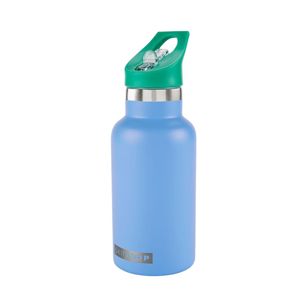 Garrafa Infantil Skip Hop Spark Style Canteen Bottle 380ml Azul
