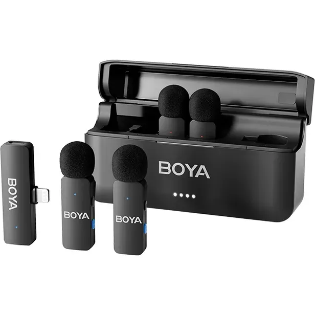 Microfone Boya By-V4D Wireless (4TX+1RX)