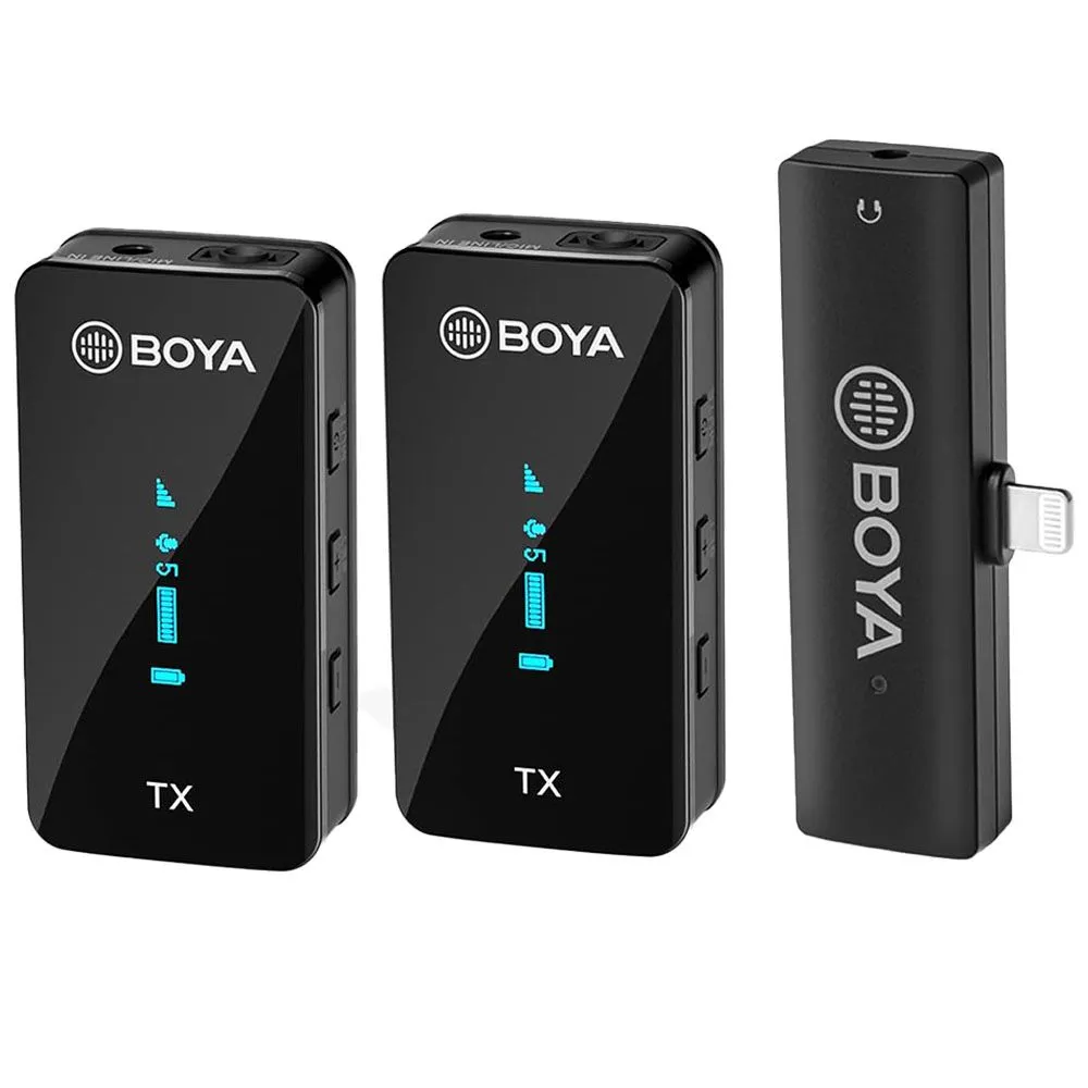 Microfone Boya By-Xm6-K4 (2TX+1RX) iPhone Wireless