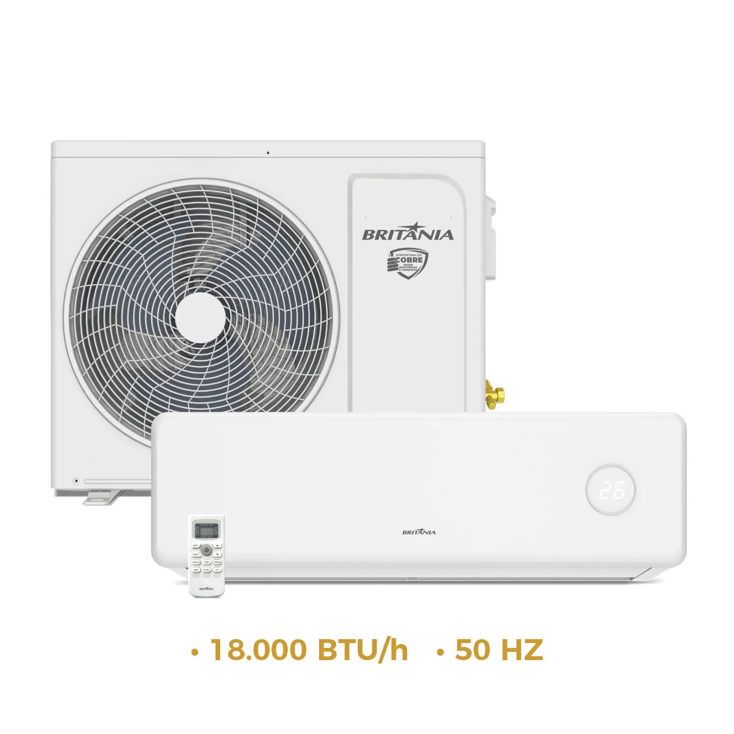 Ar-Condicionado Britania BAC18PYI Py-ar 18000BTU 220V/50HZ
