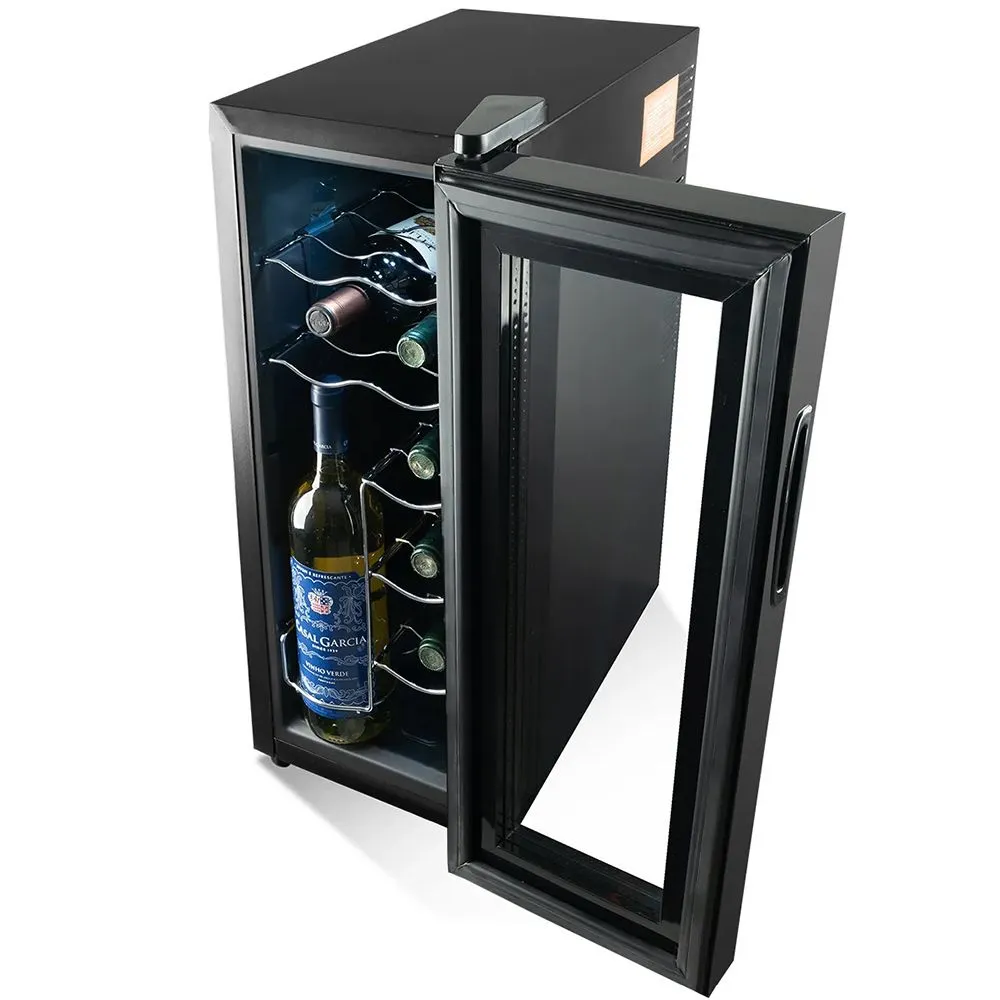 Enfriador de Vino Britania PH12E 12 Botellas 12L 10° A 18°C 11KG 220V Negro