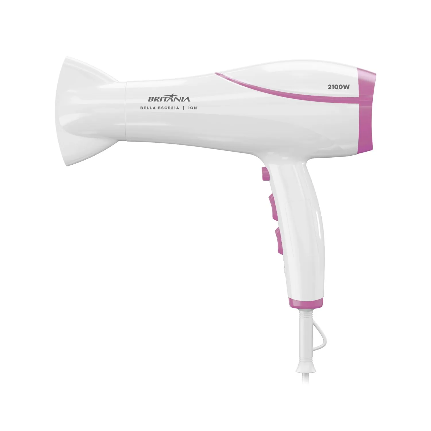 Secador Britania Bella BSCE21A Bivolt Branco
