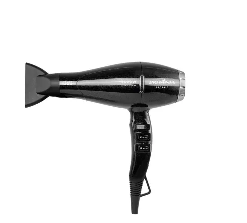 Secador Britania Bsc2410 Power Max 2400W 2 Velocidades 3 Temperaturas 220V Preto