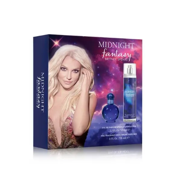 Perfume Britney Spears Midnight Fantasy Eau De Parfum 50ml+236ml