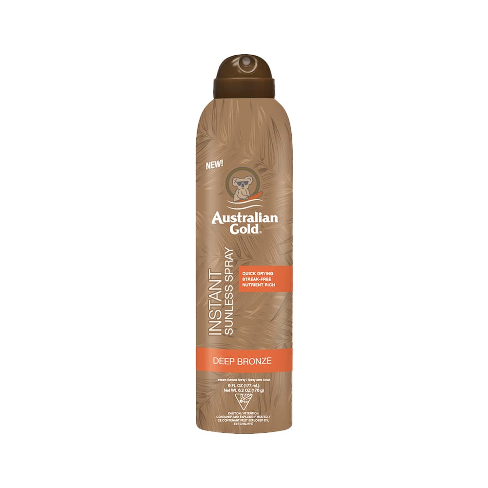 Protetor Solar Australian Gold Instant Sunless Spray Deep Bronze 177ml