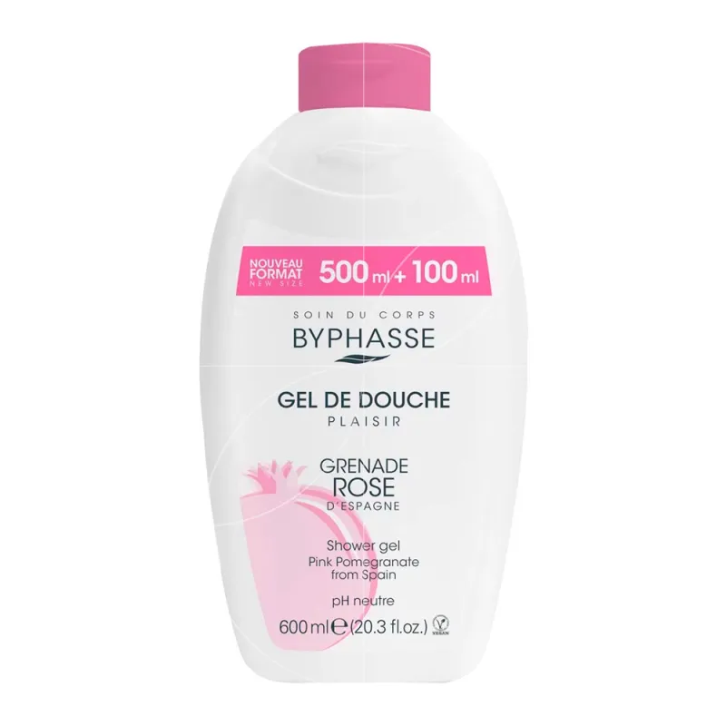 Leite de Banho Byphasse Granada Rosa 600ml