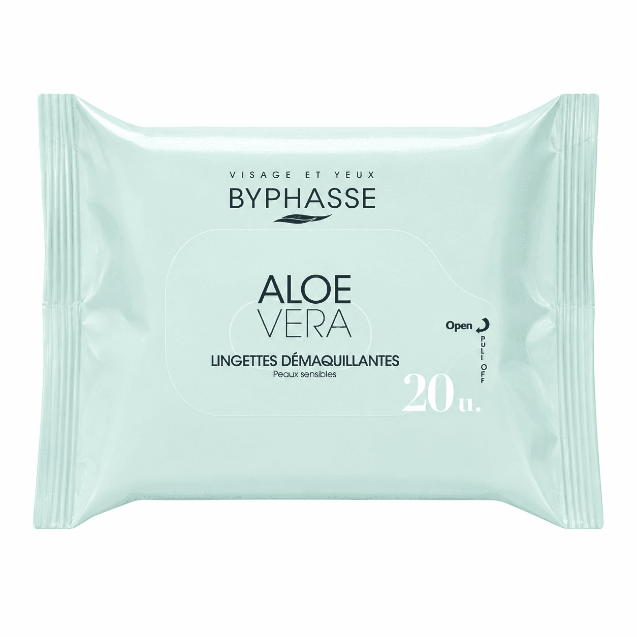 Toalhetes Desmaquilhantes Byphasse Aloe Vera C/20