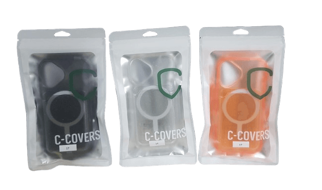 Capa Magnética C-Covers para iPhone 17 com Porta-Cartões Várias Cores