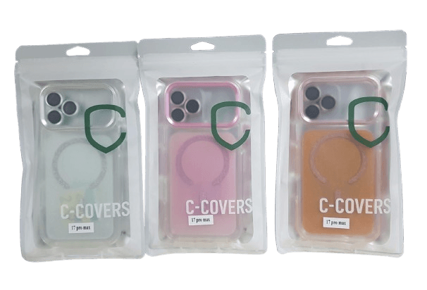 Capa Magnética C-Covers para iPhone 17 Pro Max Cores Várias