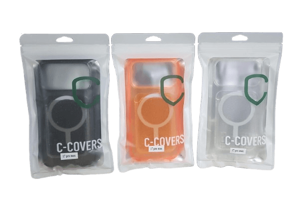 Capa Magnética C-Covers para iPhone 17 Pro Max com Porta-Cartões Várias Cores