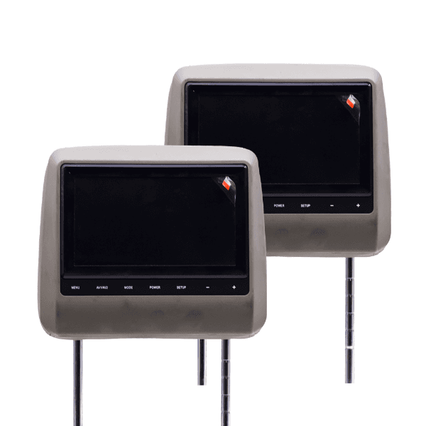 Suporte para Celular Geral Bm 77 Encosto com Display Par com Acessórios de Conexão - Cinza