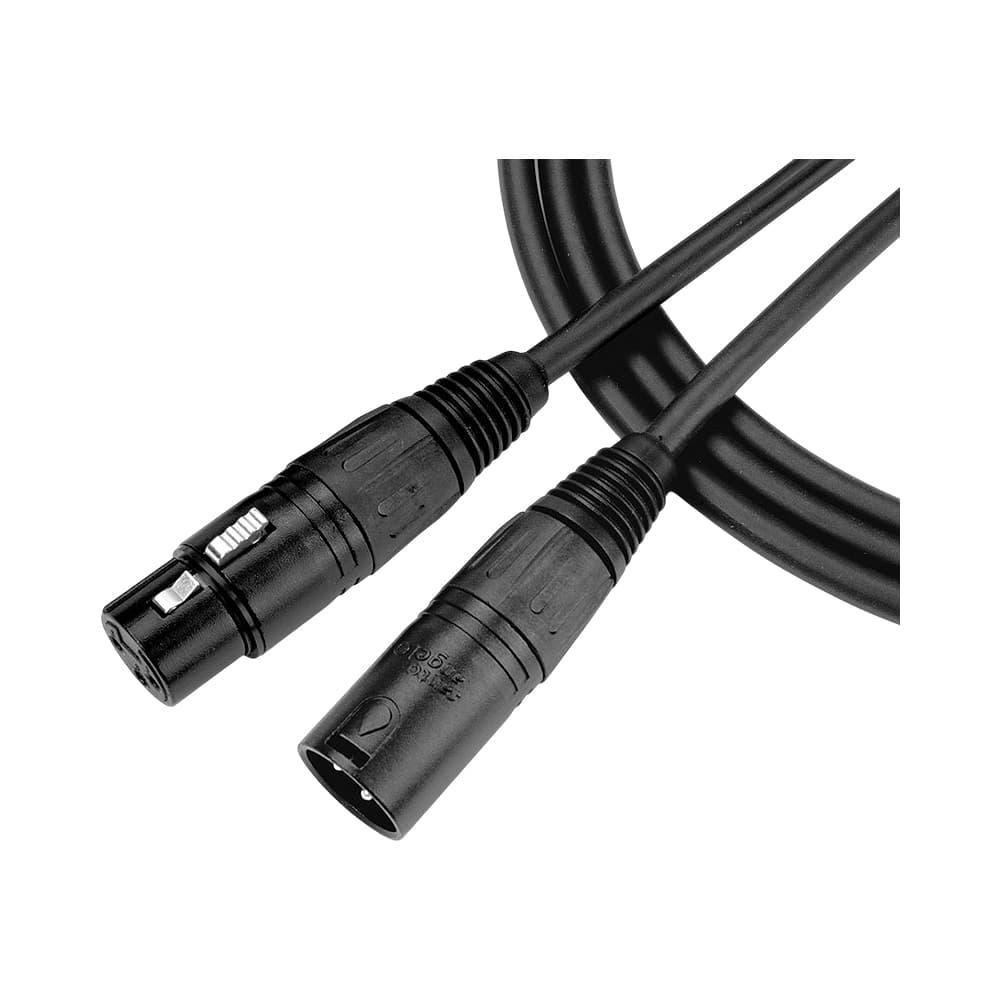 Cabo de Áudio Santo Angelo Ninja Lw 40FT Xlr Macho A Xlr Fêmea 12.20 Metros Preto