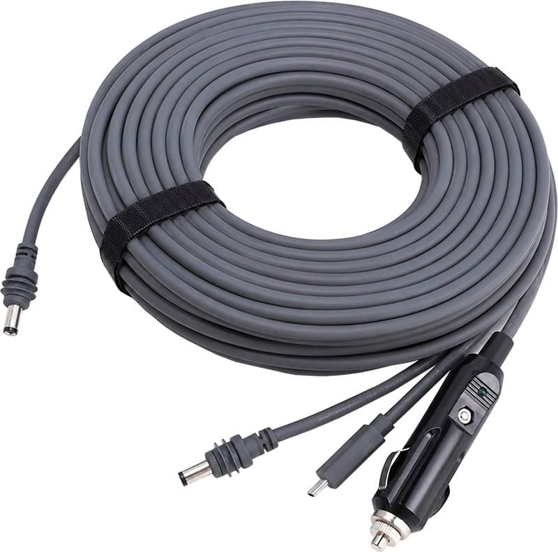 Cabo Adaptador 3 Em 1 Acendedor de Cigarro para Antena Starlink Mini (10 Metros)