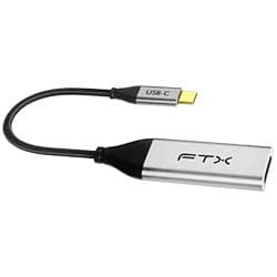 Cabo Adaptador FTX USB-C Macho para HDMI Femea 4K - Cinza (CT-160-PU31-CMHDFN1-S0.2)