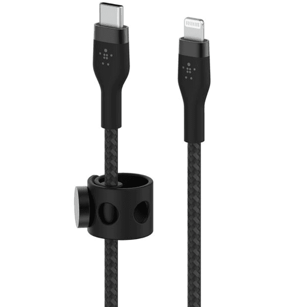 Cabo Belkin BoostCharge Pro Flex USB-C / Lightning 2 Metros Preto