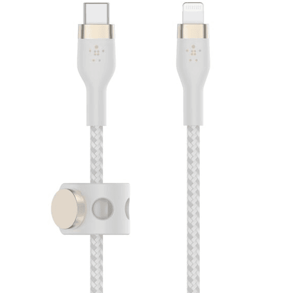 Cabo Belkin BoostCharge Pro Flex USB-C / Lightning 2 Metros Branco