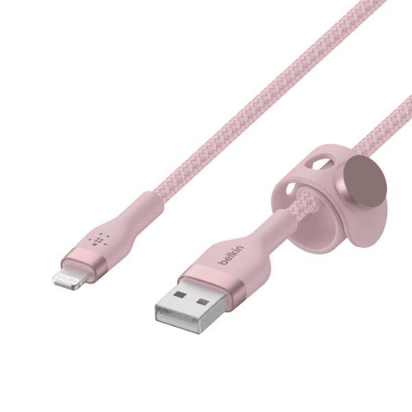 Cabo Belkin USB-A / Lightning 3 Metros Rosa