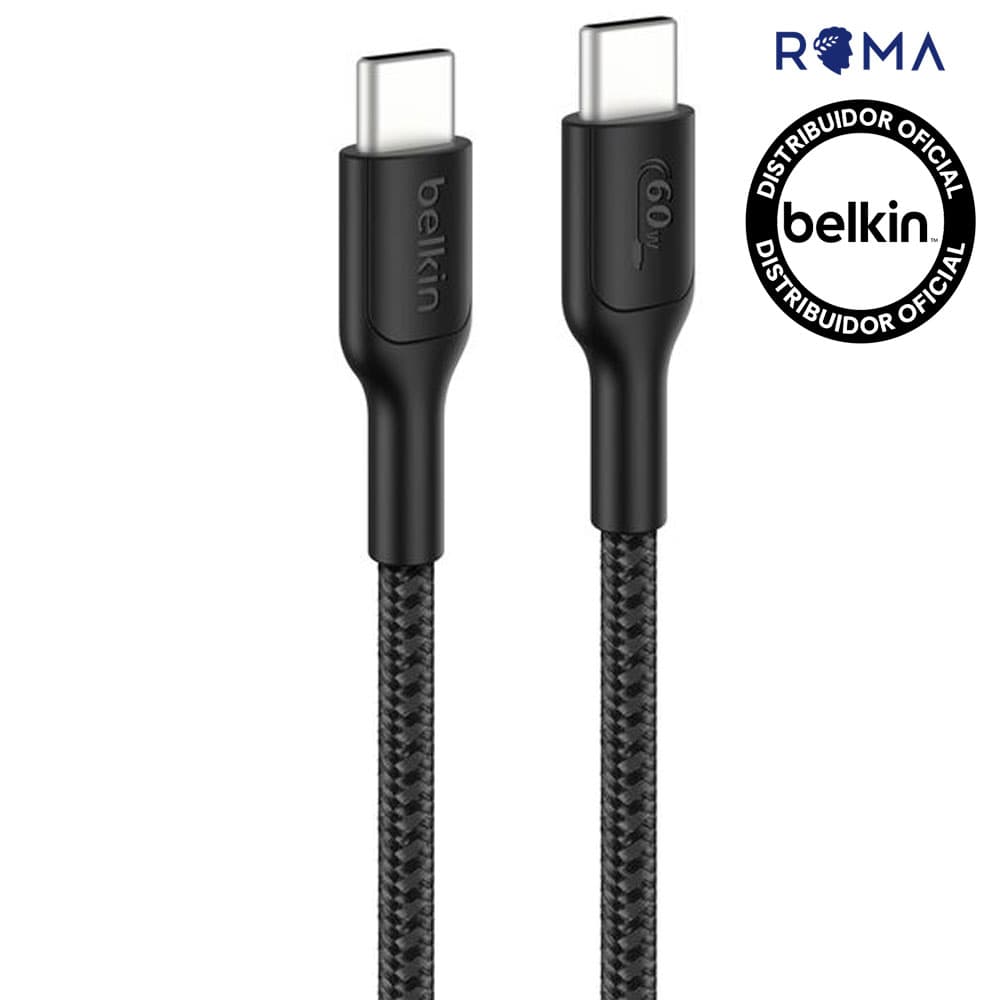 Cabo Belkin USB-C/USB-C 2M 60W Switch 2 Braided Preto