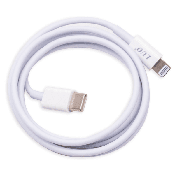 Cabo Luo Lu-1122 USB-C para Lightning 1 Metro 20W Branco