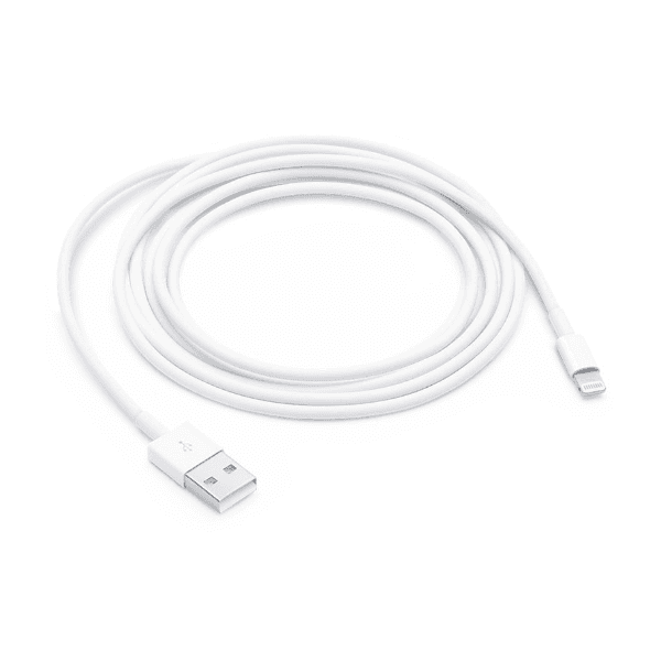 Cabo USB-A / Lightning Apple 2 Metros Branco