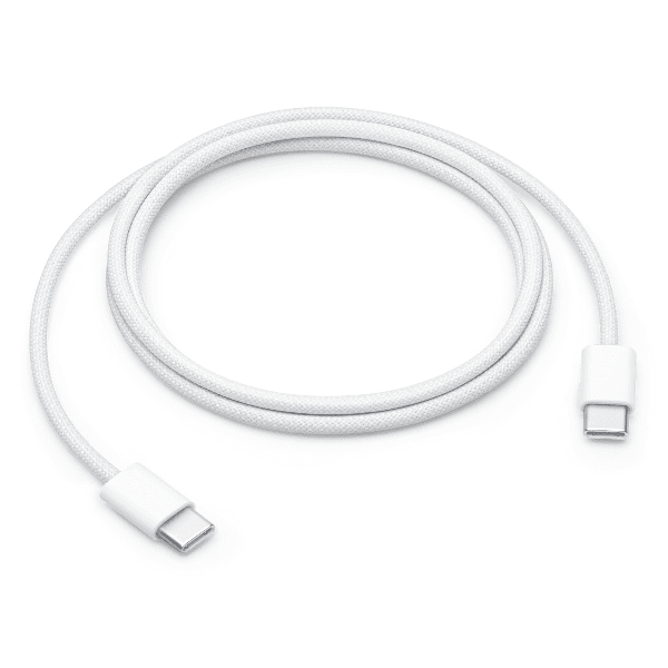 Cabo USB-C / USB-C Apple Tecido 1 Metro 60W Branco