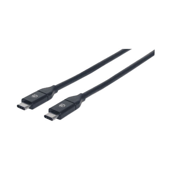 Cabo USB-C Manhattan 353526 1 Metro USB 3.1 10GBPS Preto