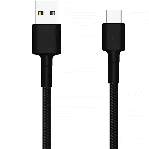 Cabo Xiaomi Mi Braided SJX10ZM USB-A - USB-C 1 Metro Preto