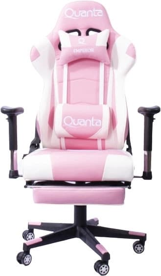 Cadeira Gamer Quanta Emperor Qtgc20 Branco/Rosa