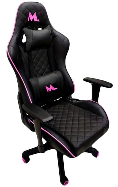 Cadeira Gaming Mtek Mk01 Ajustável Preto/Rosa