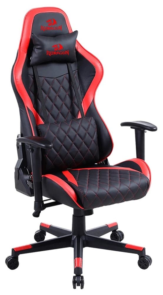 Cadeira Gamer Redragon Gaia C211-Br Ajustável Preto/Vermelho