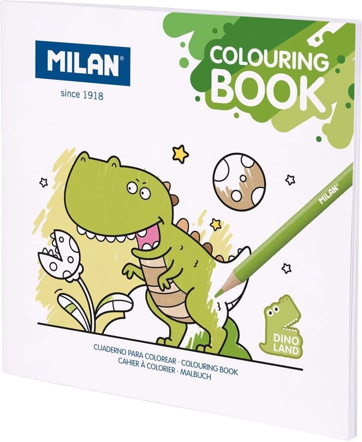 Caderno para Colorir Milan Dino Land