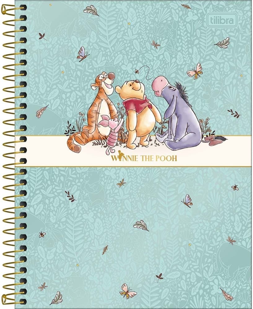 Caderno Tilibra Em Espiral Capa Dura - 80 Folhas
